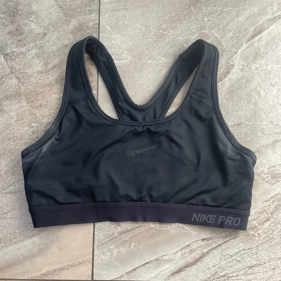 Black Dri-fit Nike Sports Bra - Picture 1 of 3